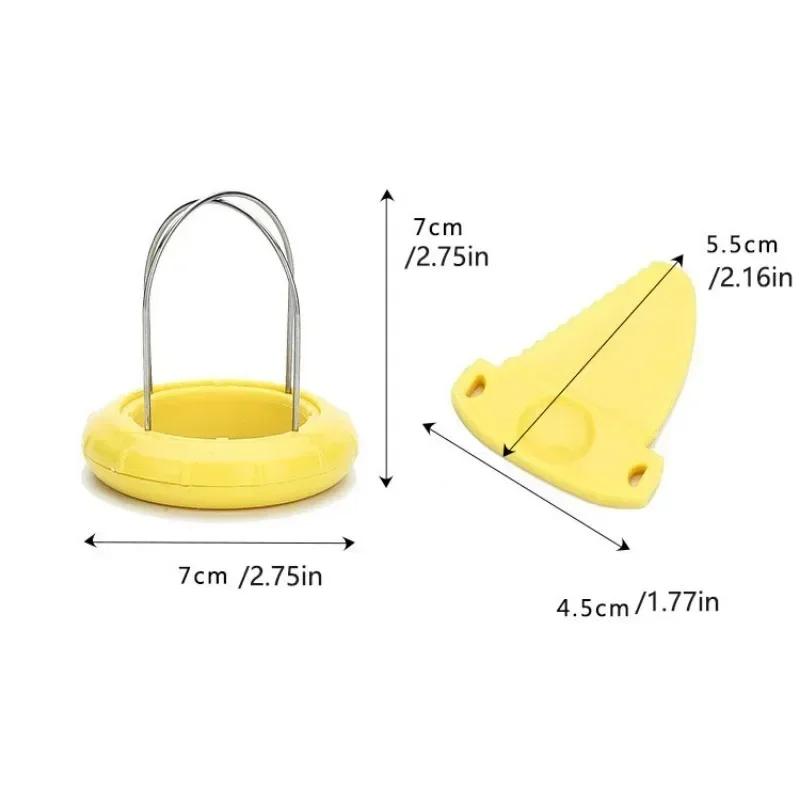 1pc Detachable Kiwi Peeler Fruit Peeler Stainless Steel Salad Cooking Tool Lemon Peeler Kitchen Gadgets Fruit Cut Accessories