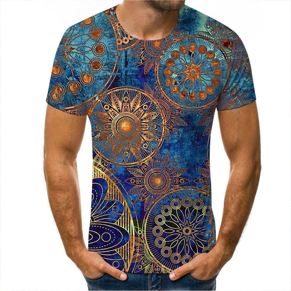 Мужские футболки с 3D принтом и 3D принтом, модные футболки с круглым вырезом, летняя верхняя одежда, мужские повседневные футболки с короткими рукавами