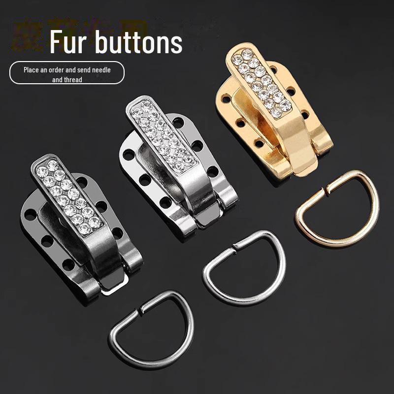 Изысканная модная норковая шуба с пряжкой Duckbill и особыми декоративными пуговицами