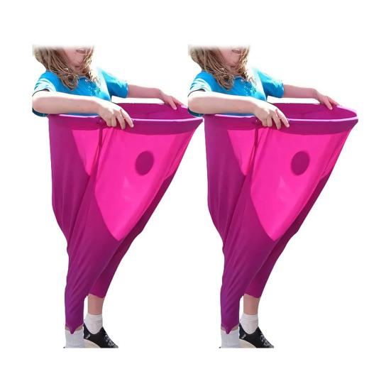 Набор для эстафеты «Бабушкины штаны» для веселья на открытом воздухе Игра «Бабушкины штаны» большого размера для командных соревнований, дней рождений и вечеринок