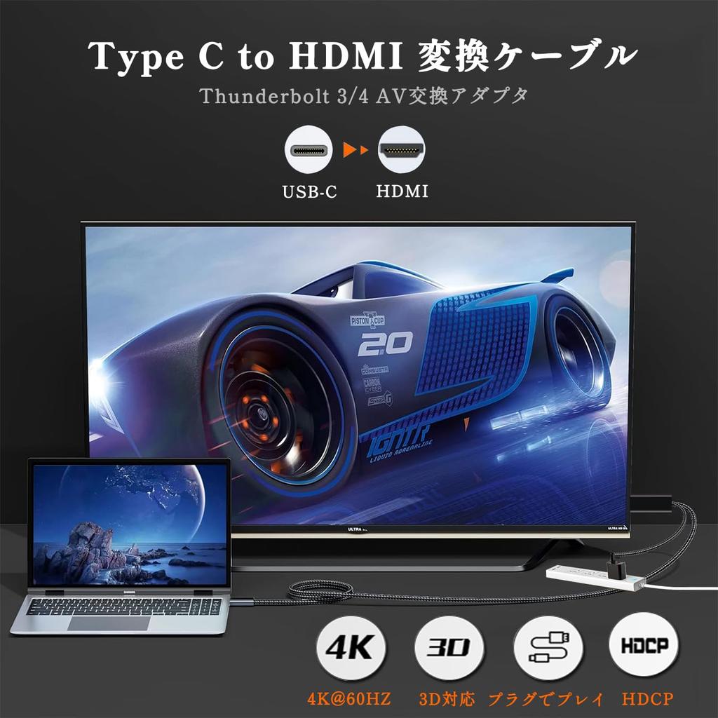 Кабель-переходник типа C в HDMI можно использовать, когда адаптер-переходник типа C HDMI 4K Видеовыход Thunderbolt AV Сменный адаптер Просмотр на большом экране