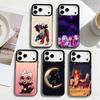 Чехол для телефона Dark Fantasy 'Сова H-Дом' для iPhone 17, 16, 15, 14, 13, 12, 11 Plus, Pro Max Черная рамка Посеребренная крышка