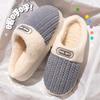 Thick Sole Home Indoor Outside Women and Men Couples Winter Household Warm Fluffy Slippers High Heels Plush Cotton Shoes Ladies