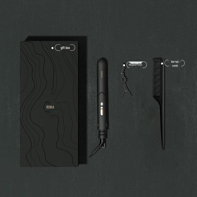 RIWA RB-8200 Men's Compact Hair Straightener and Curler CN plug (adapter included)