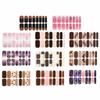 Nails Polish Stickers Gradient Gels Nail Strips Nails Polish Wraps Glittering Gels Nail Stickers Manicures Stickers