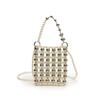 Chain Small Pearl Square Bag Slanted Hanging Single Shoulder Casual Handbag