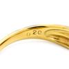 NON BRAND - Trilogy DiamondRing ring 18K Yellow Gold/diamond #12(JP Size) Array