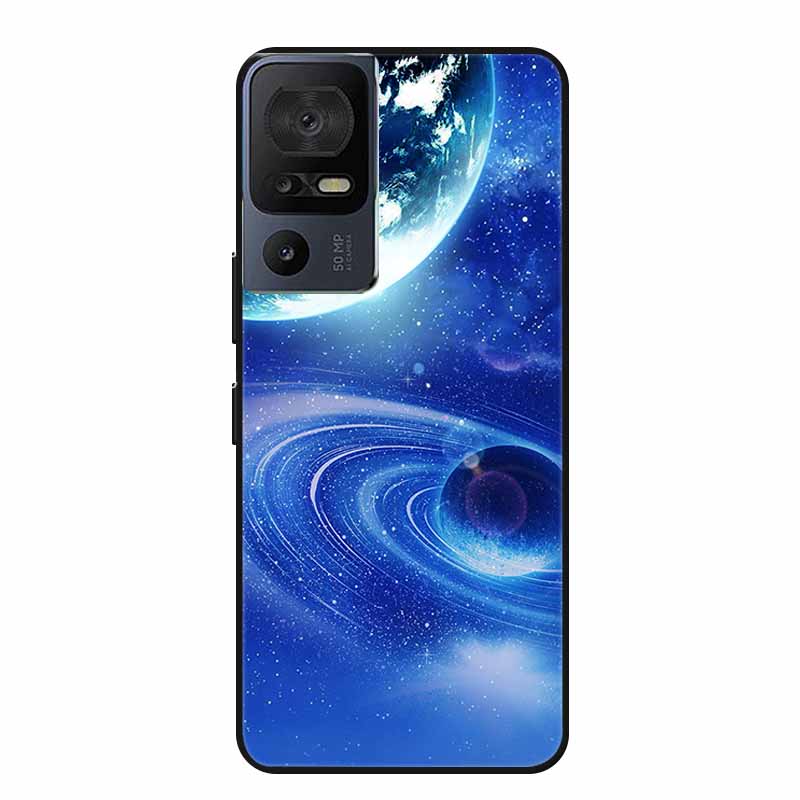 Чехол для телефона TCL 40 SE 40SE Coque Черный Силиконовый Мягкий Задний Чехол-Крышка Для TCL 40 SE Чехол Funda Для TCL40SE Capa 6.75" Оболочка