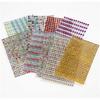 Assortment of Self-adhesive Rhinestone Stones - 4 To 6 Mm - 10 Sheets
