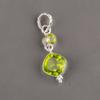 Peridot Gemstone 925 Sterling Silver Jewelry Handmade Pendant 1.60" Gift For Mom PP-9-4