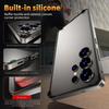 Silicone Metal Bumper Case for Samsung Galaxy S26 Ultra S25 Plus S26Ultra S25Ultra S24Ultra S26Plus S25Plus S24Plus Lock-Free Pure Frame Phone Cover