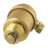 Brass Solar Water Heater Air Vent Valve, Automatic Pressure Release Hot & Cold Water Systems Low Pressure Vessels