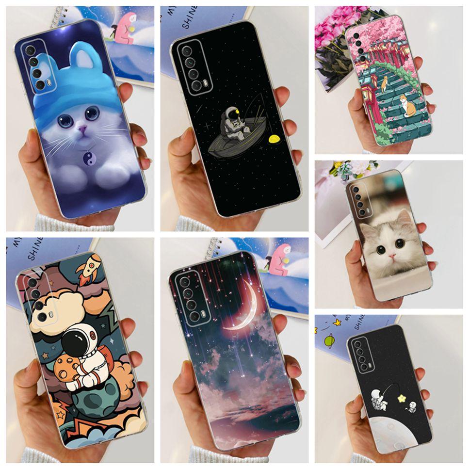 Для Huawei P smart 2021 Чехол Новый Дизайн Модный Принт Мягкий Силикон ТПУ Чехол Для Huawei P Smart 2021 PPA-LX1 Чехол для Телефона Fundas