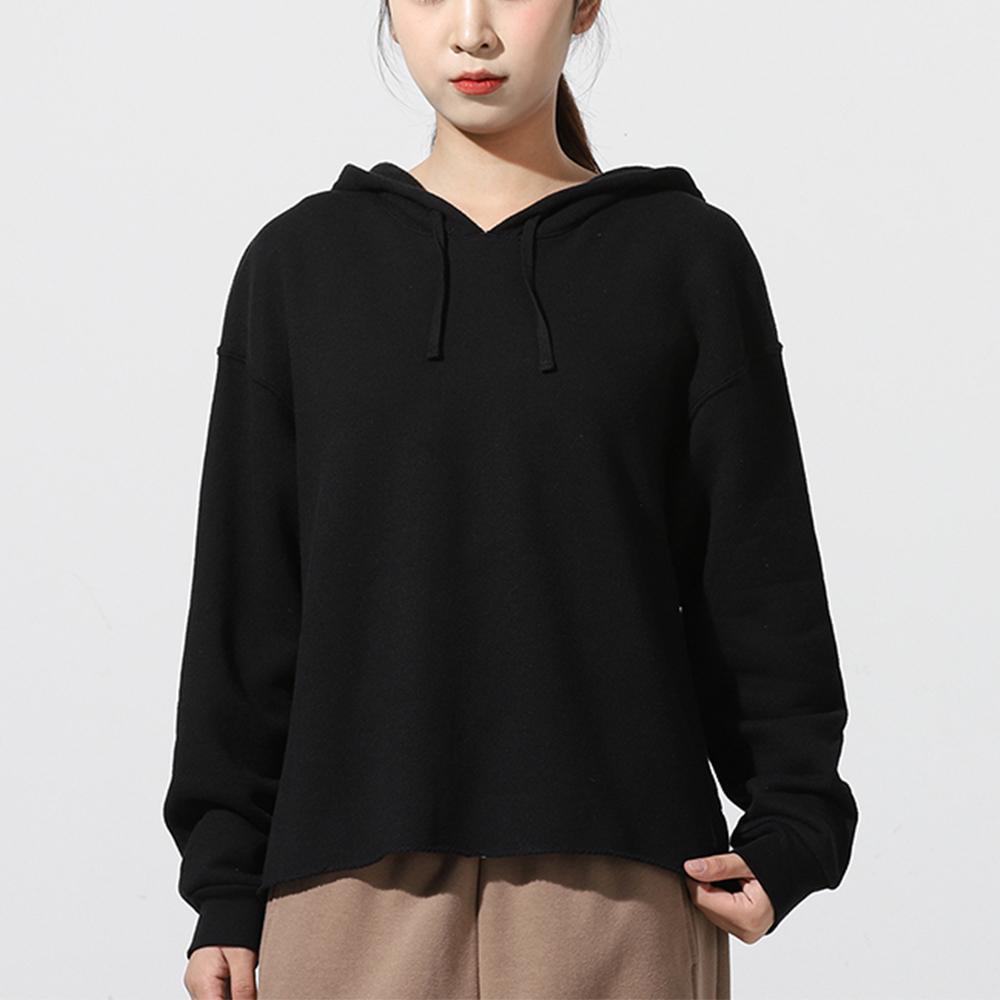 Nike Толстовки Женские Черные С Капюшоном Умеренные Обычные DD5765-010