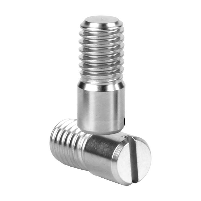 304 Stainless Steel GB878 Slotted Head Cylindrical Pin with External Thread - M2 to M10