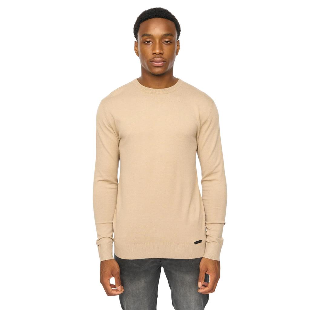 Duck and Cover Mens Consenza Knitted Crew Neck Sweatshirt