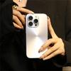 Bling Laser Aurora CD Pattern Phone Case for iPhone 15 Pro Max 13 12 11 14 Pro Max Plus Slim Matte Shockproof Hard Cover