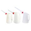 Practical Oil Pot 2/3/4 Liter Oil Measuring Jug for W/ Long Spout High Density Graduated Measuring Container for Motorcy