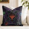MMagic The GGathering MMTG Cushion Cover Eco Linen Pillow Case DoubleSided Print Breathable Durable Zipper Home Decor Gift