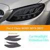 Car Headlight Tint Black Protective Film Protection Transparent TPU Sticker for Mercedes Benz C Class W204 W205 2011-On C63 AMG