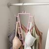 2Pcs Rotatable Metal V Shaped Hanger Wall Mounted Wardrobe Clothes Organizer  Scarf Hanging