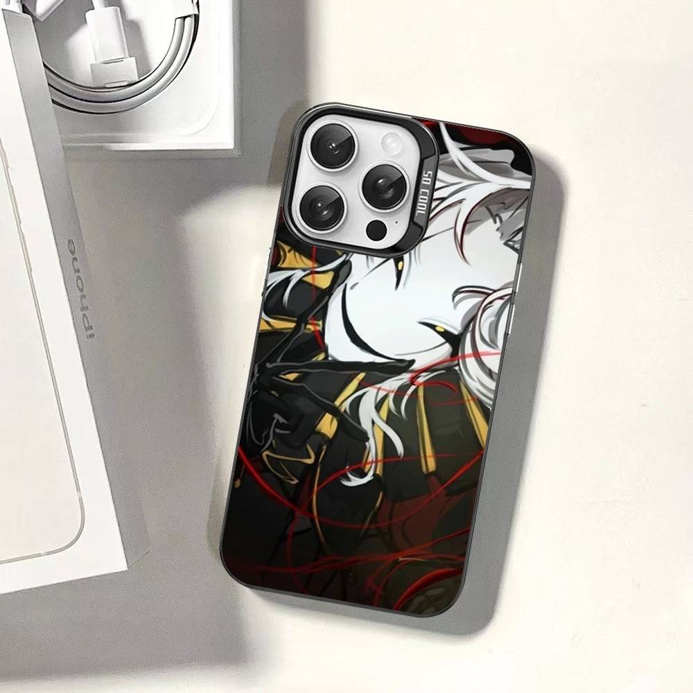 Пьеро Цирк Уродцев Забавная Игра Цветной Чехол Для Телефона Для IPhone 17 16 15 14 13 12 11 Pro Max Plus Матовый Чехол