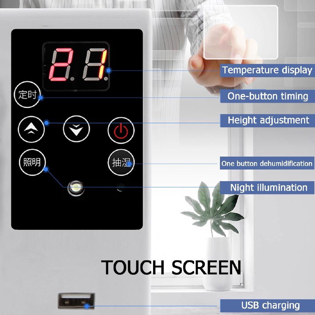 Портативный настольный кондиционер 1100 Вт Холод/Тепло Двойного использования 220 В/AC С пультом дистанционного управления Светодиодная панель дисплея Вентилятор для охлаждения воздуха и обогрева