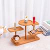 Display Riser Countertop Wood Display Stand Wooden Riser Stand Small Potted Plant Stand For Makeup Flower Pot Perfume Figure