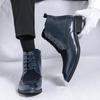 Boots New Arrival Motorcycle Boots Lace-Up Male Men Shoes for Club Pointed Toe Leather Fashion Shoes Outdoor Men -match Ankle