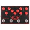 MOSKY RED FOX 4-в-1 Гитарная мультипедаль эффектов Сочетает Овердрайв, Реверберацию, Лупер и True Bypass для Гитаристов и Бас-гитаристов