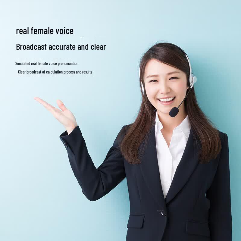 Deli 12-Digit Voice Calculator