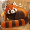 Huggable Raccoon Plush Pillow – Cute & Soft Backrest for Children's Bedtime