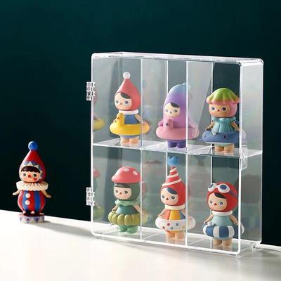 Прозрачный Шоу-кейс для Blind Box Хранение Кукол Blind Box Дисплей Пылезащитный Ящик для Арт-изделий Шкаф для Коллекций Ручной Работы