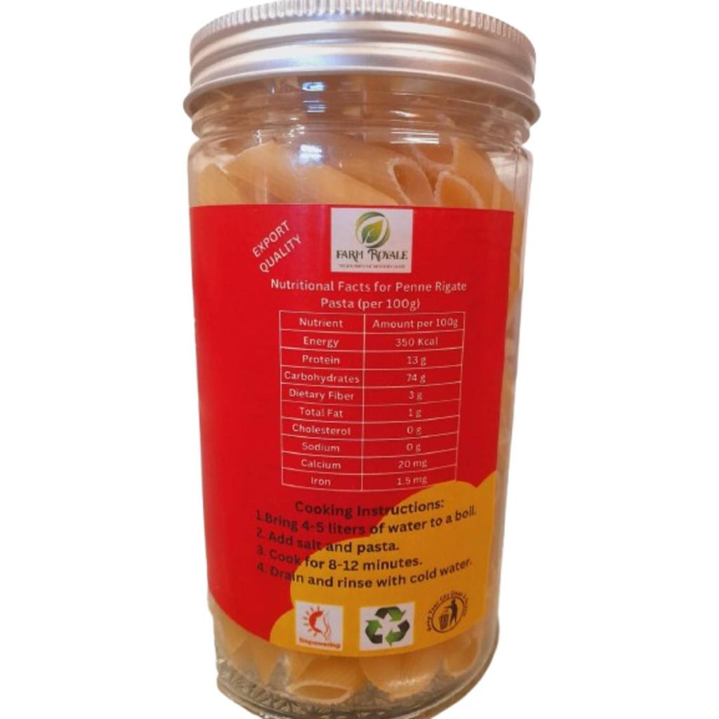 Farm Royale Penne Rigate Pasta 250g | Premium Durum Wheat Pasta