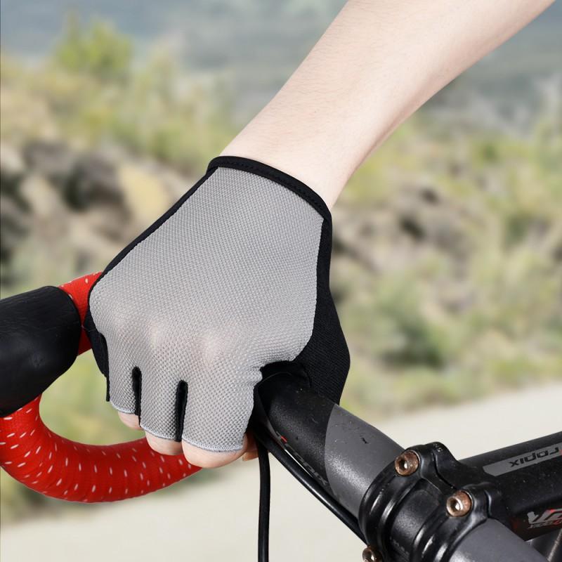 Short Finger Bike Gloves Touchscreen Wear-resistant Women Road Mountain Cycling