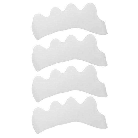 4 шт. Разделитель пальцев ног Разделитель пальцев ног Распорки пальцев ног Силиконовая поддержка пальцев ног