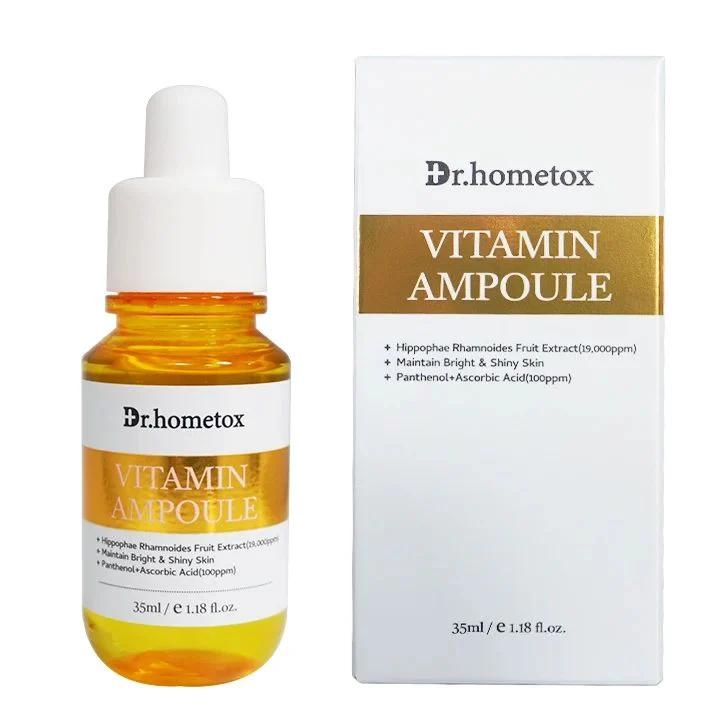 Dr.Hometox Active Ampoule, Витамин / Пептид / Коллаген / Центелла, Антивозрастной, Увлажняющий, Корейская косметика, Kbeauty, образец
