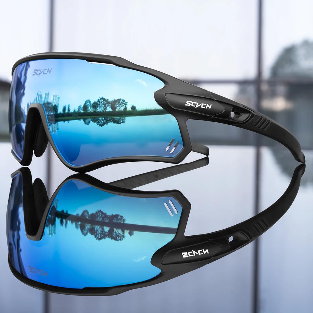 SCVCN Фотохромные Велосипедные Очки MTB Езда Бег Солнцезащитные Очки UV400 Поляризационные Рыболовные Очки Мужские Женские Велосипедные Очки