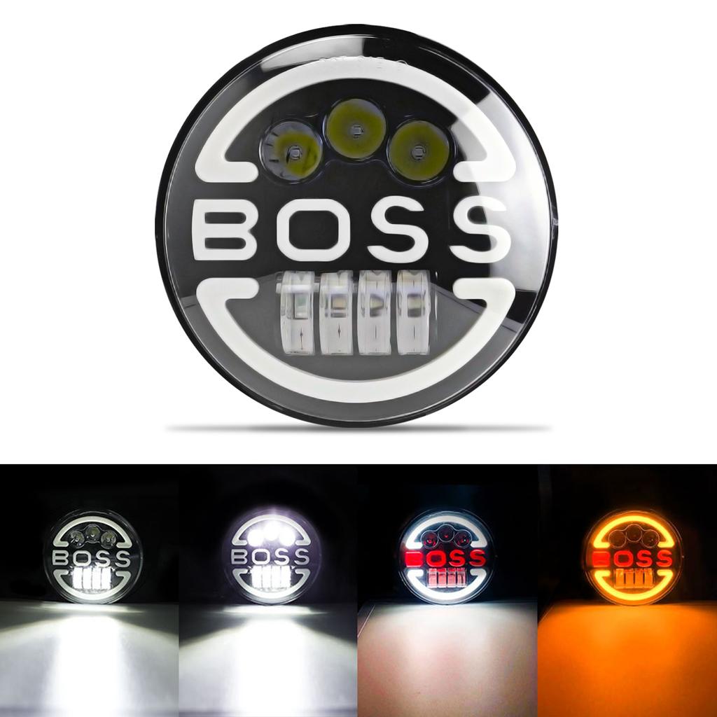 7 Inch Motorcycle LED Headlight for Motorcycle JEEP Wrangler JK Harley Touring Road King Yamaha 7Inch Round LED Headlight