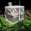 Transparent Fish Isolation Incubator Wall Mounted Fish Isolation Box Fish Egg Laying Room  Shrimp