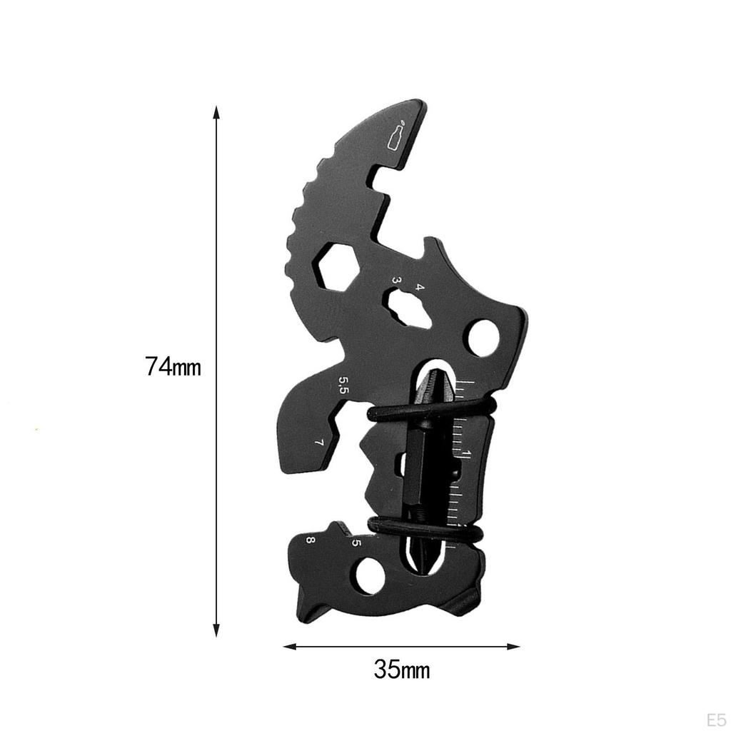Мультитул для брелка открывалка для бутылок многоцелевой портативный мужской утилитарный гаджет для велоспорта походов