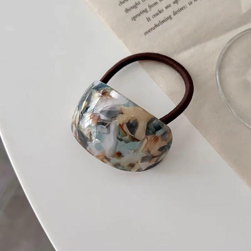 Портативное кольцо для волос Эластичная резинка Модная веревка для головы Женщины