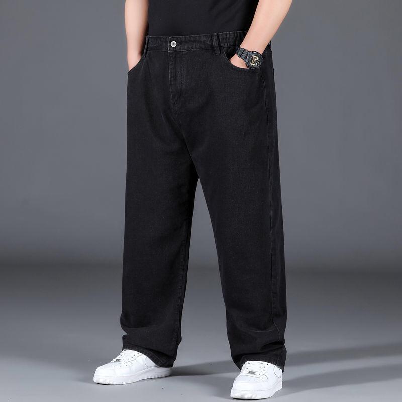 Pants for Men Oversize Jeans Men Streetwear Plus Size Cotton Loose Jeans Pants Casual Cargo Pants Breathable Big Fat Trousers