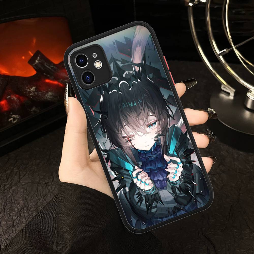 Игровой чехол для телефона Arknights Amiya для IPhone 16 15 14 11 12 13 Pro Max Plus 12 XS Max Задняя крышка Матовый чехол