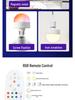 Перезаряжаемая беспроводная настенно-настольная лампа E27 с RGB и трехцветной лампой, управление с пульта и касанием