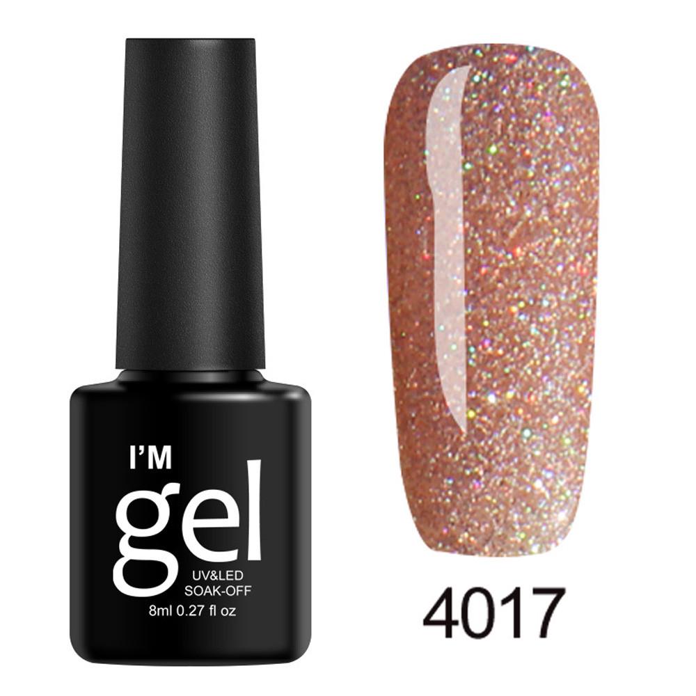 Сияющий УФ-гель-лак для ногтей, верхнее покрытие, базовое покрытие, гель-лак 8 мл