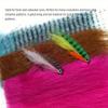 3PCS Fly Tying Fiber Craft Fur, Flies Bait Wings & Tails Tying Material for For Pike Bass Saltwater Fly Accessories