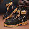 Пара маленьких желтых ботинок, мужские зимние высокие ботинки Martin с большой головкой, мужские ботинки Locomotive Tooling, новинка 2024 года