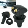 2PCS Dual Holes Adjustable Car Windshield Washer Nozzles Wiper Water Spray-Jet