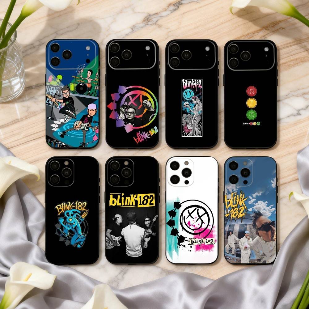 Punk B-Blink-182 Band Phone Case Silicone Soft For IPhone 17pro 16 15 14 13 12 11 X XR Plus Pro Max Plus